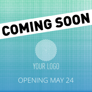 Coming Soon Floor Decals - Sizes: 12x12,24x24,36x36